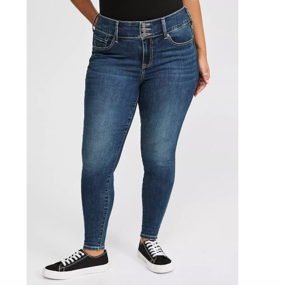 Torrid Super Soft High-Rise Skinny Jegging Size 28R - Picture 1 of 16